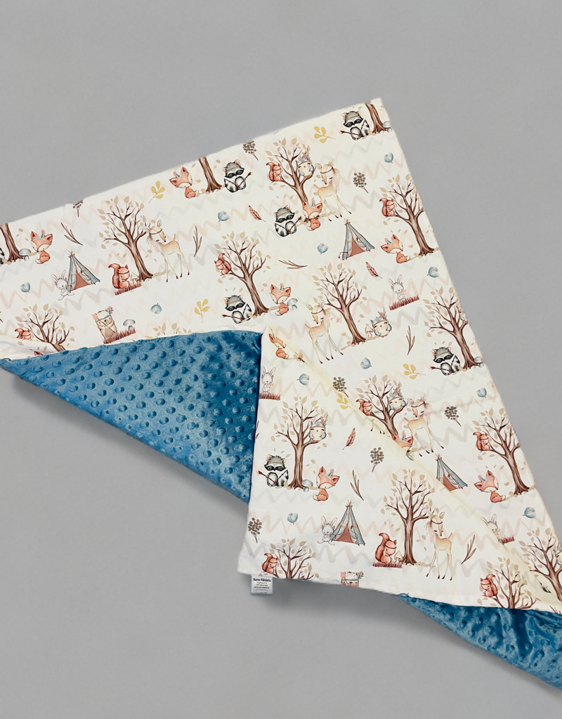 Kuscheldecke Waldfreunde Boho