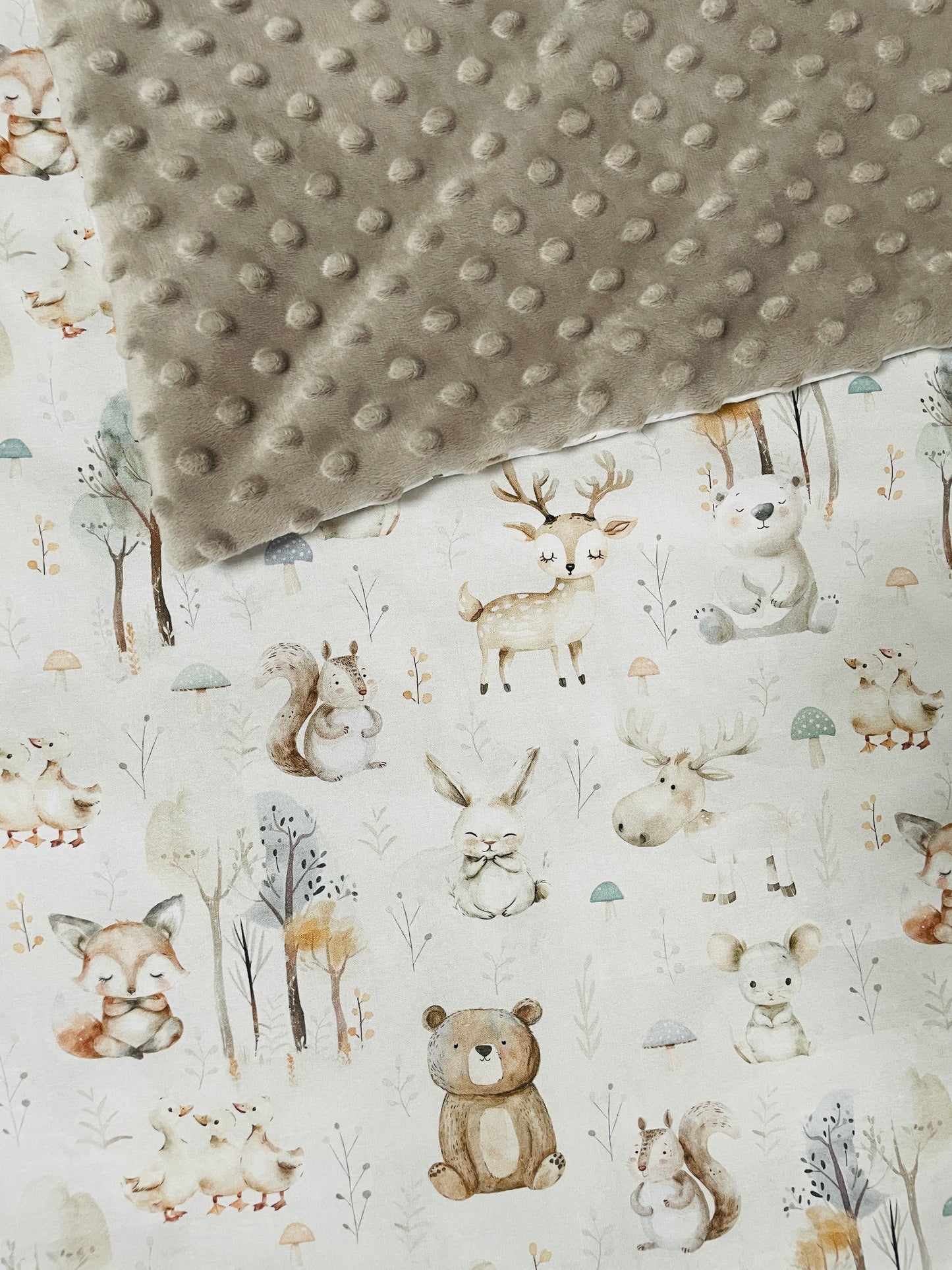Kuscheldecke Waldfreunde Winter