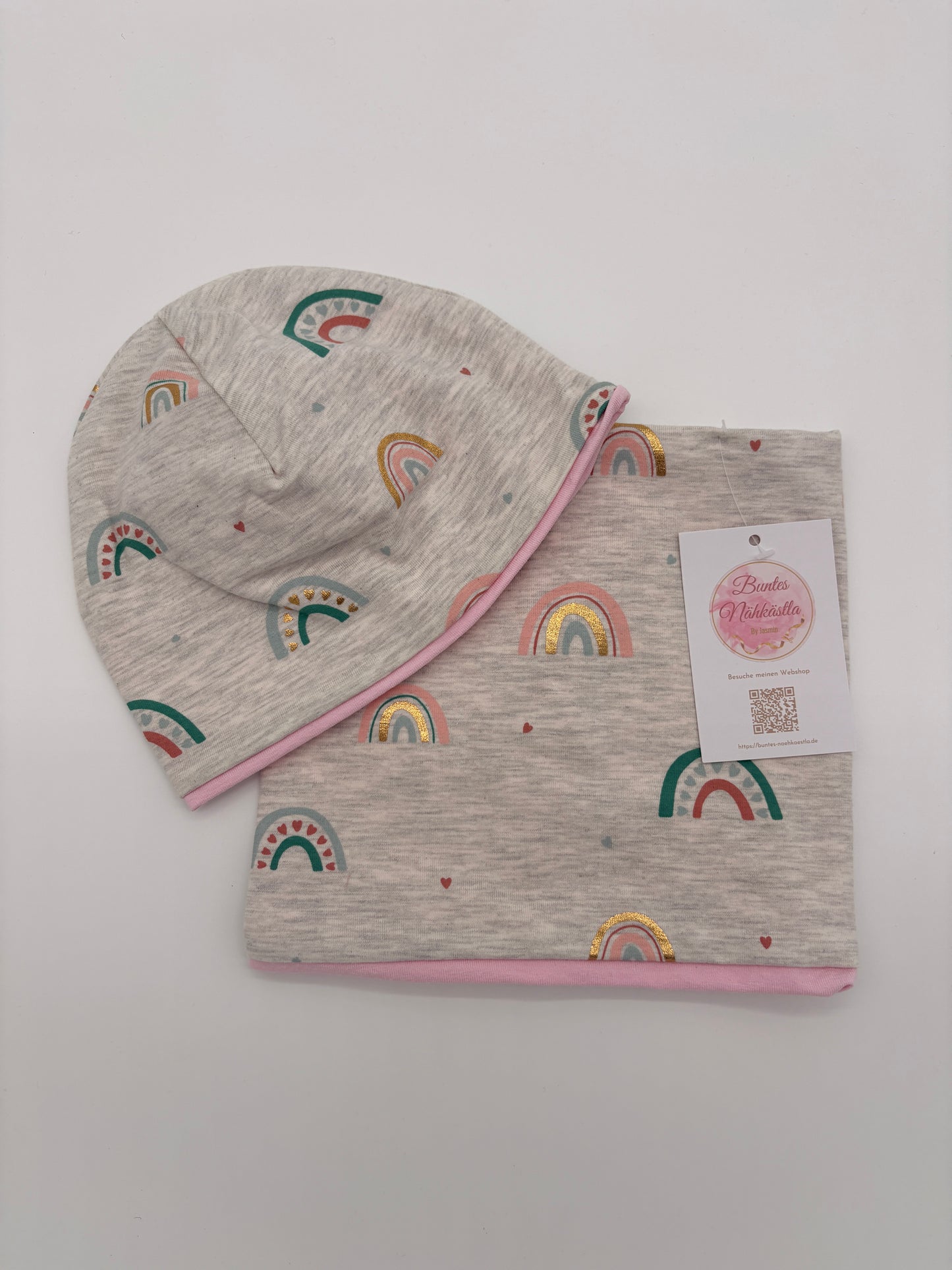 Mütze und Loop Rainbow