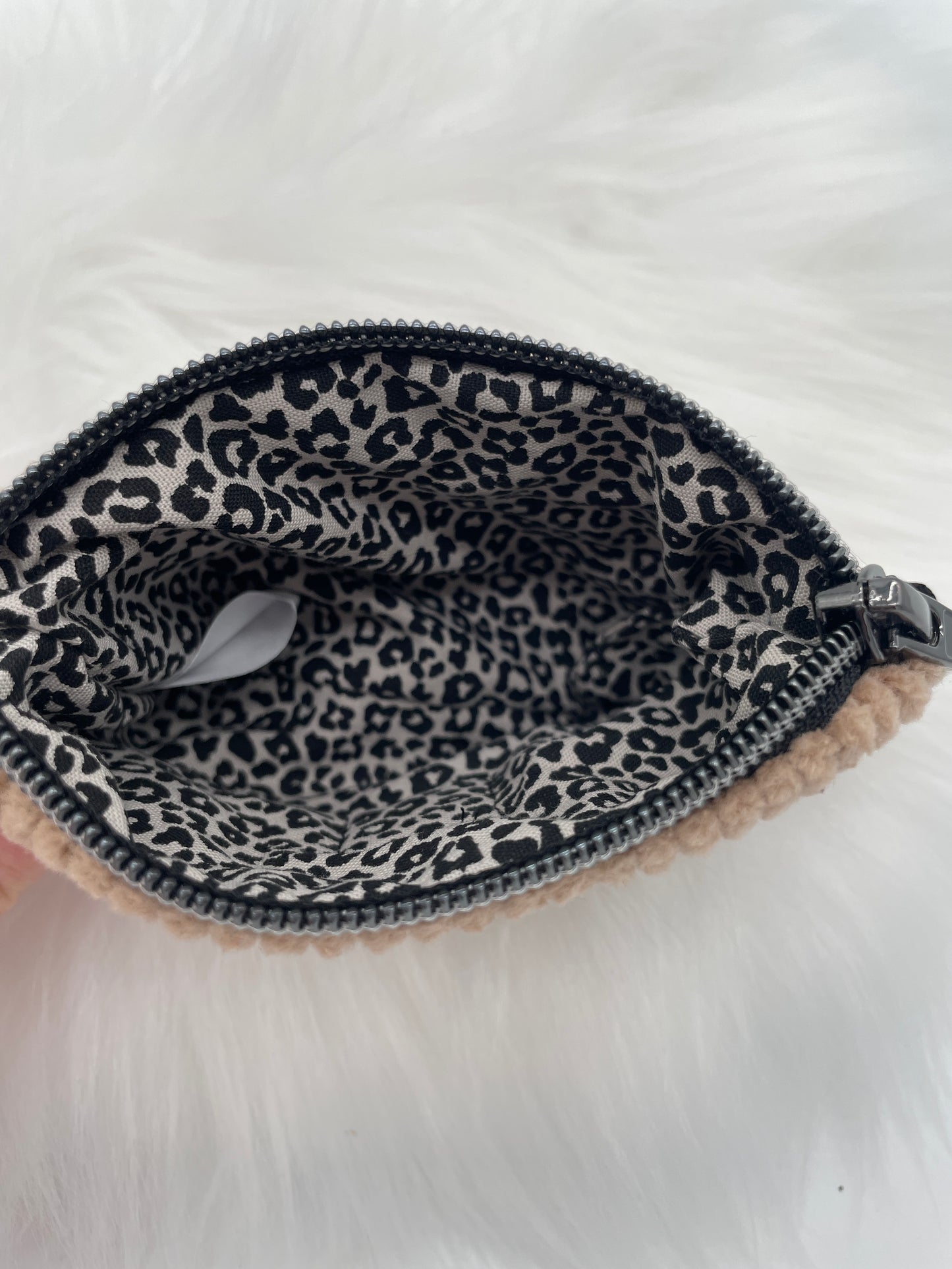 Mini Geldbeutel Beige