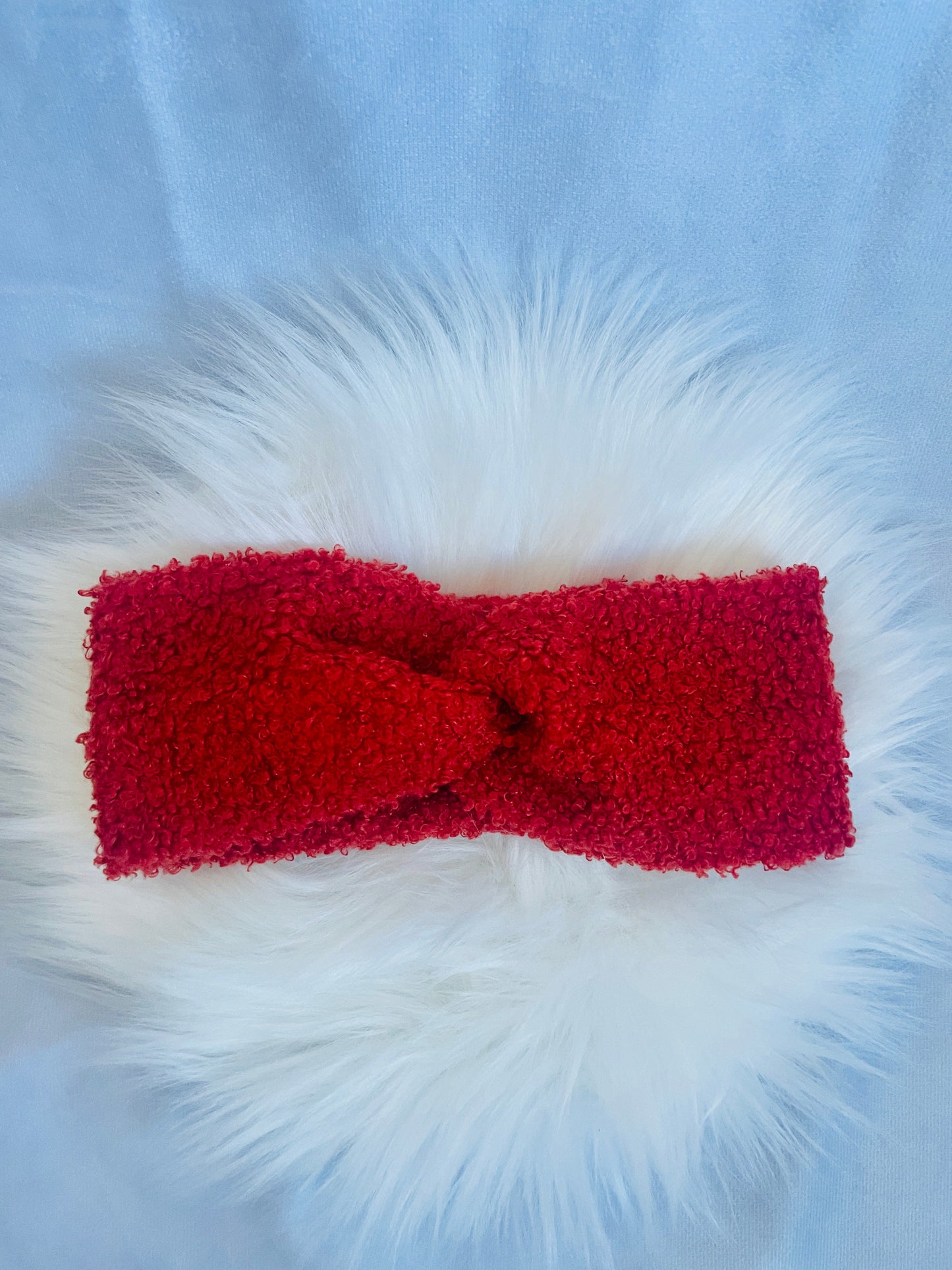 Stirnband „Boucle terracotta"