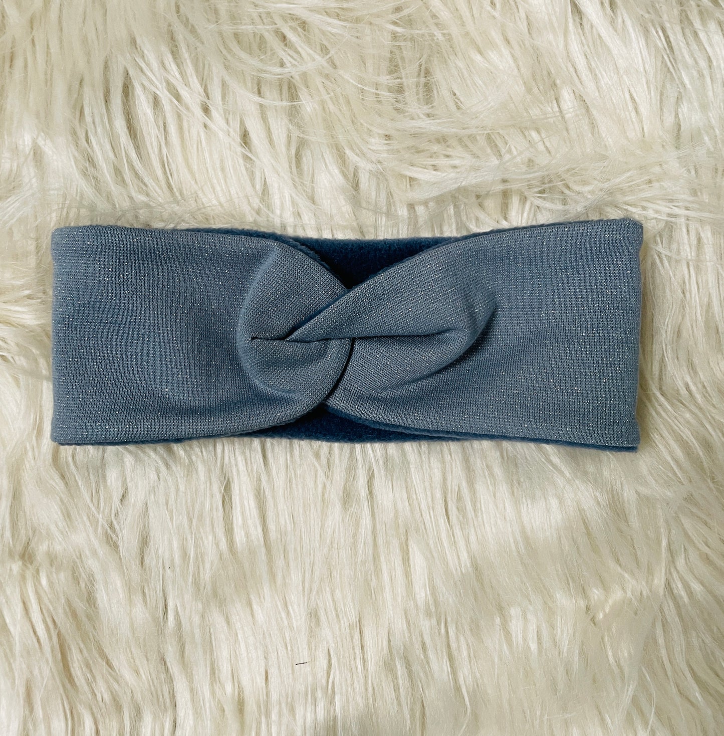Stirnband Glitzer Blau