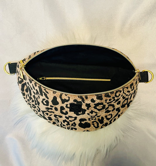 Gürteltasche Cord Leo braun