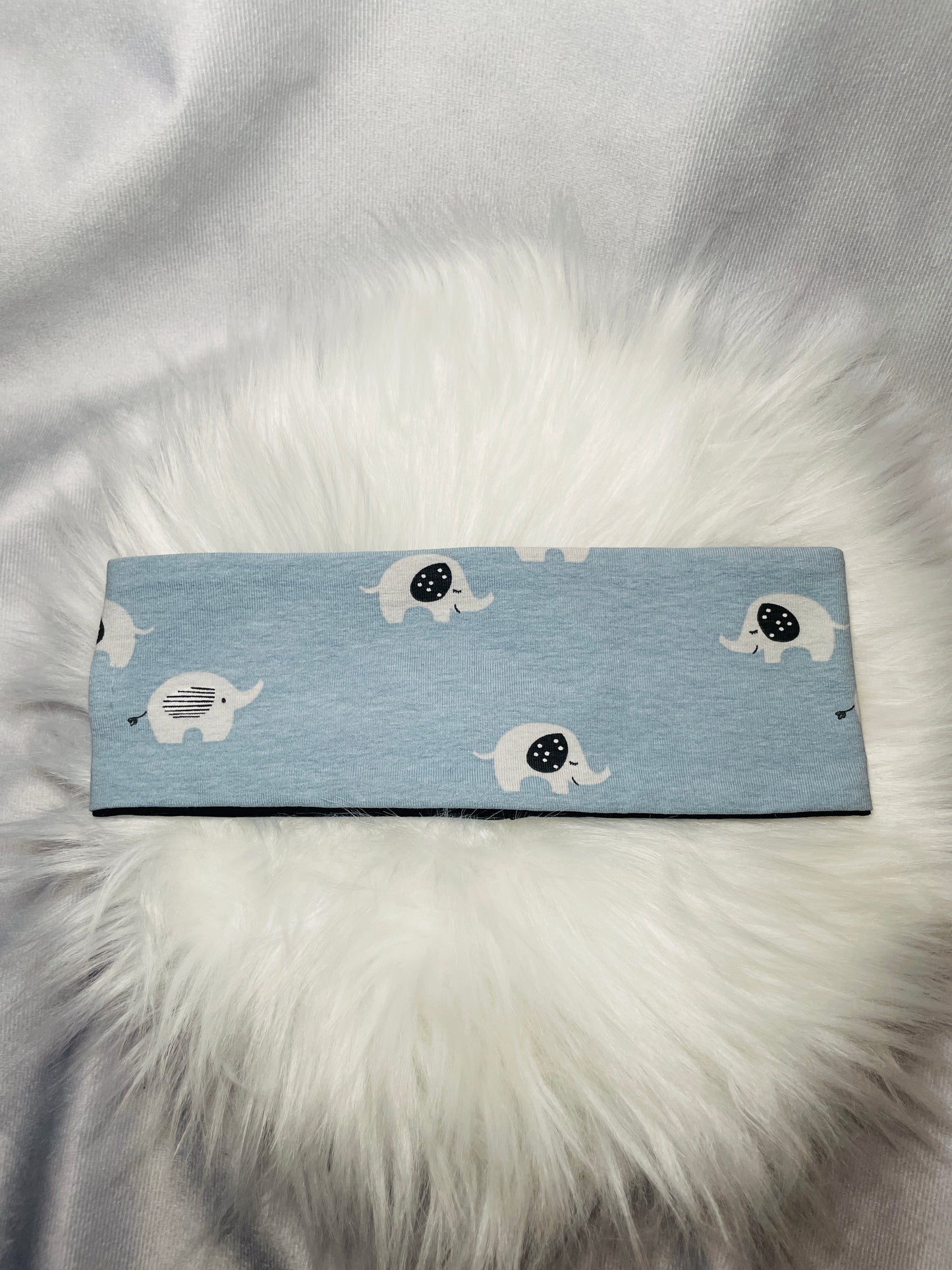 Stirnband Blauer Elefant
