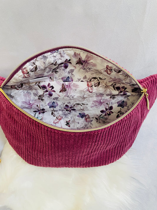 Gürteltasche Cord Beere