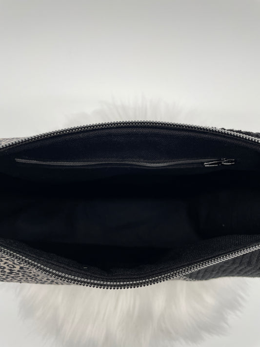 Halfmoon Bag Cord Leo braun