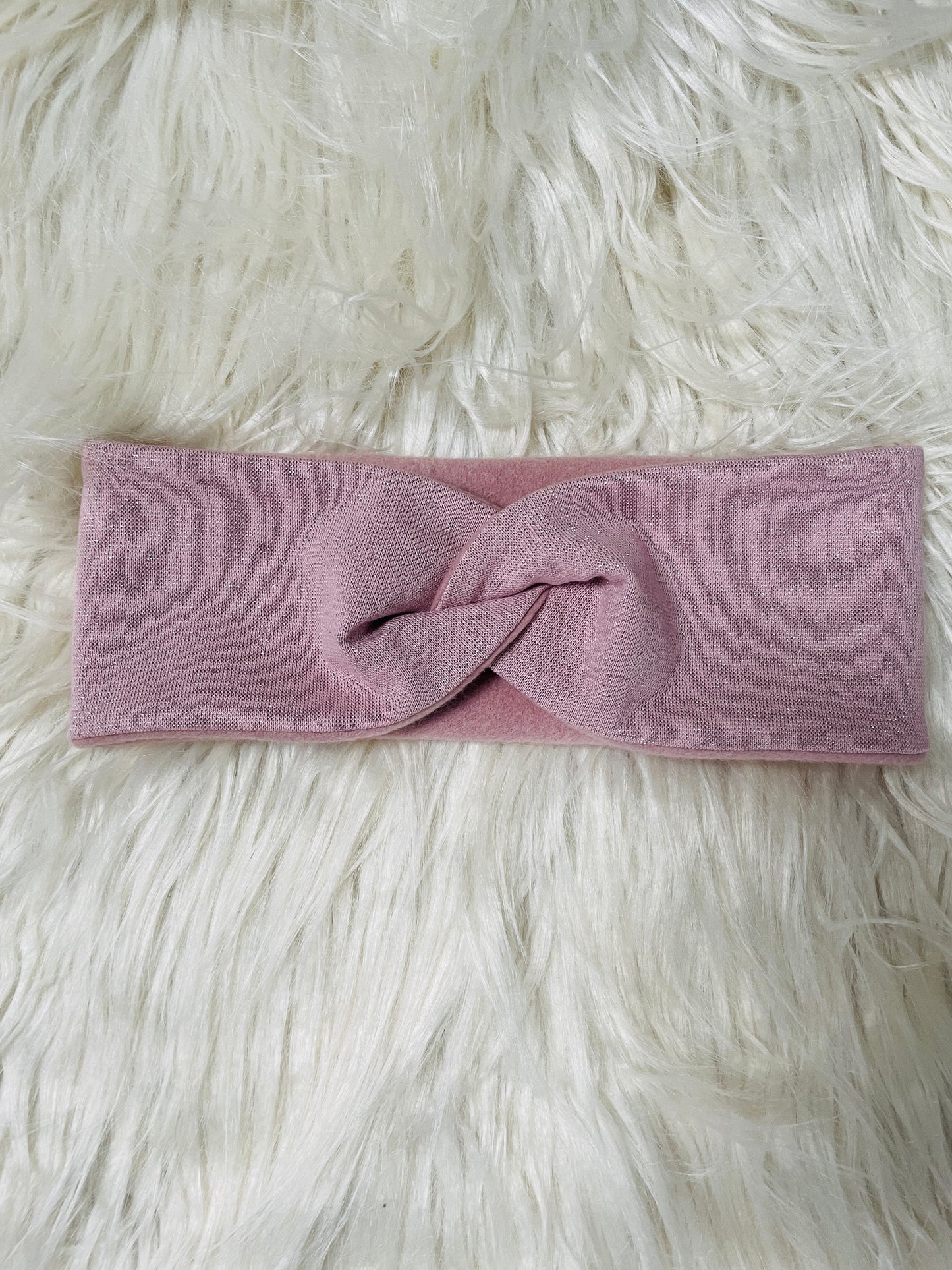 Stirnband Glitzer Rosa