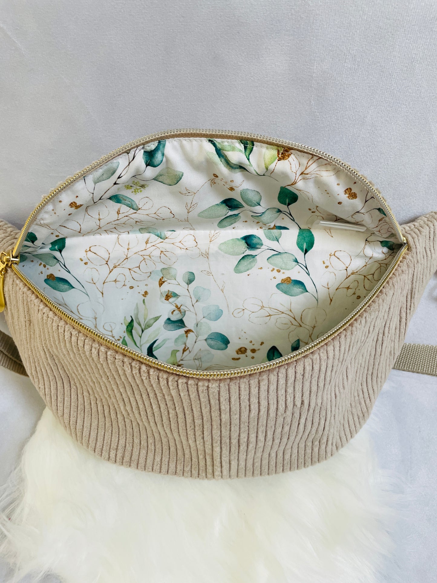 Gürteltasche Cord Sand