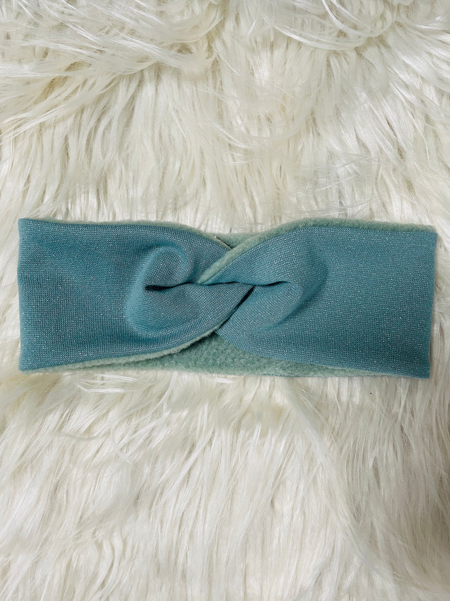 Stirnband Glitzer Mint