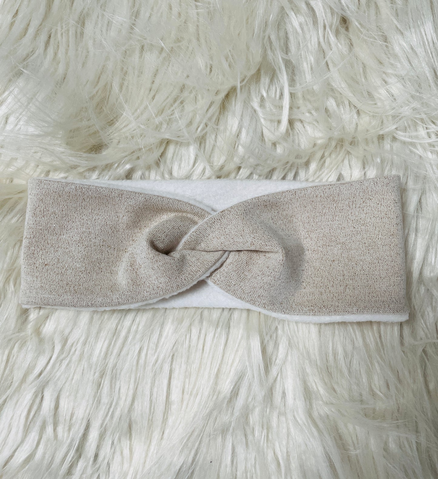 Stirnband Glitzer Sand Gold