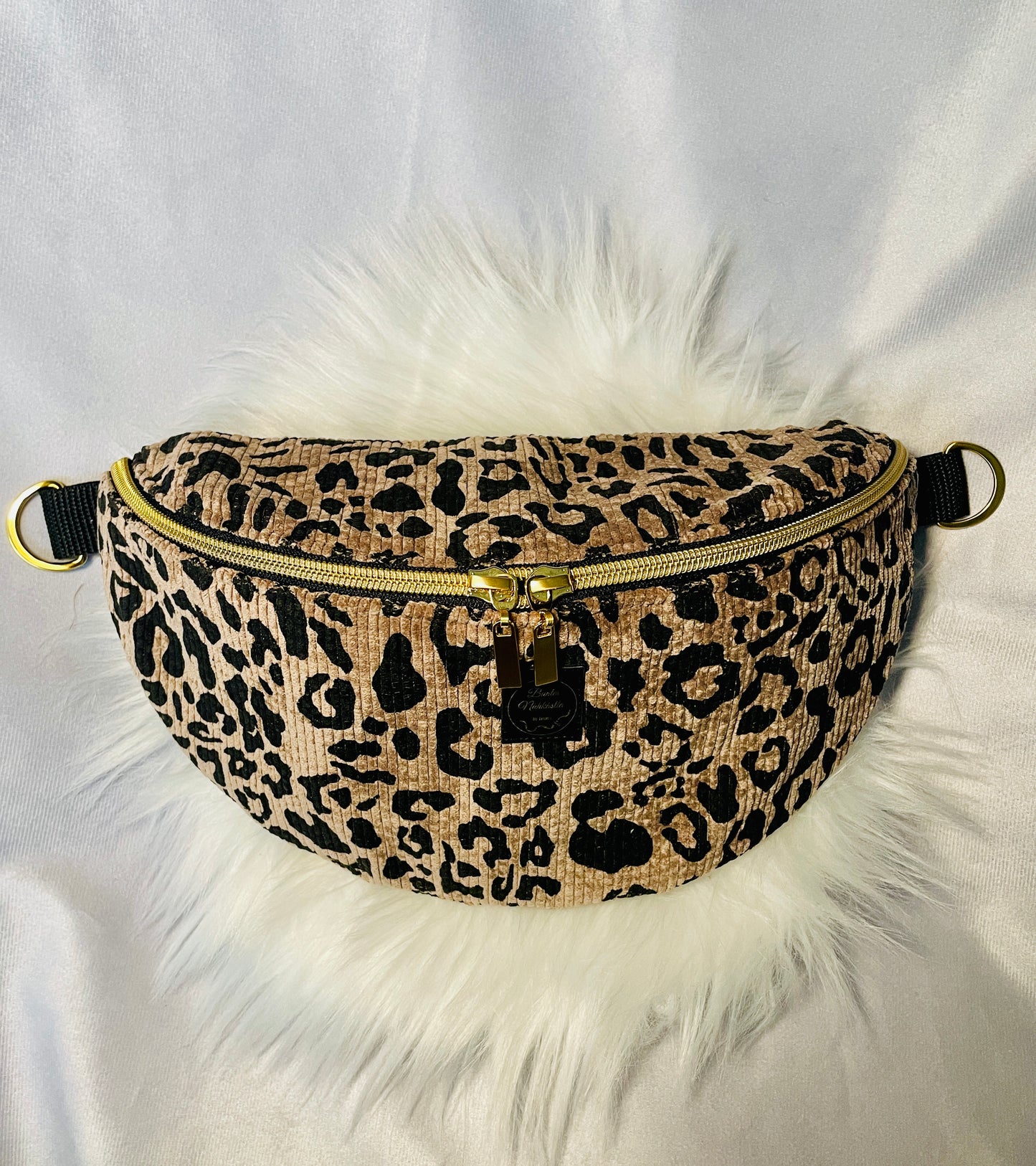 Crossbody Bag Cord Leo braun