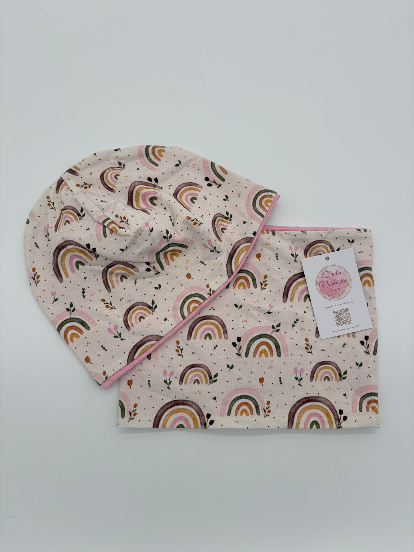 Mütze und Loop Rainbow