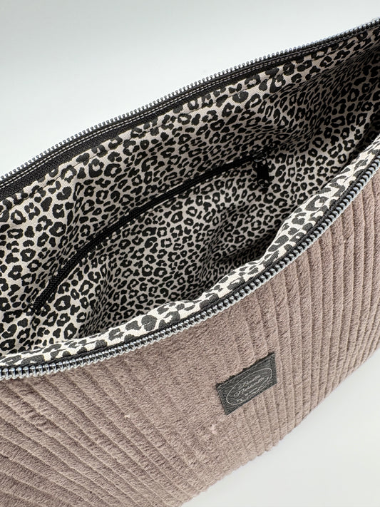 Halfmoon Bag Cord Taupe