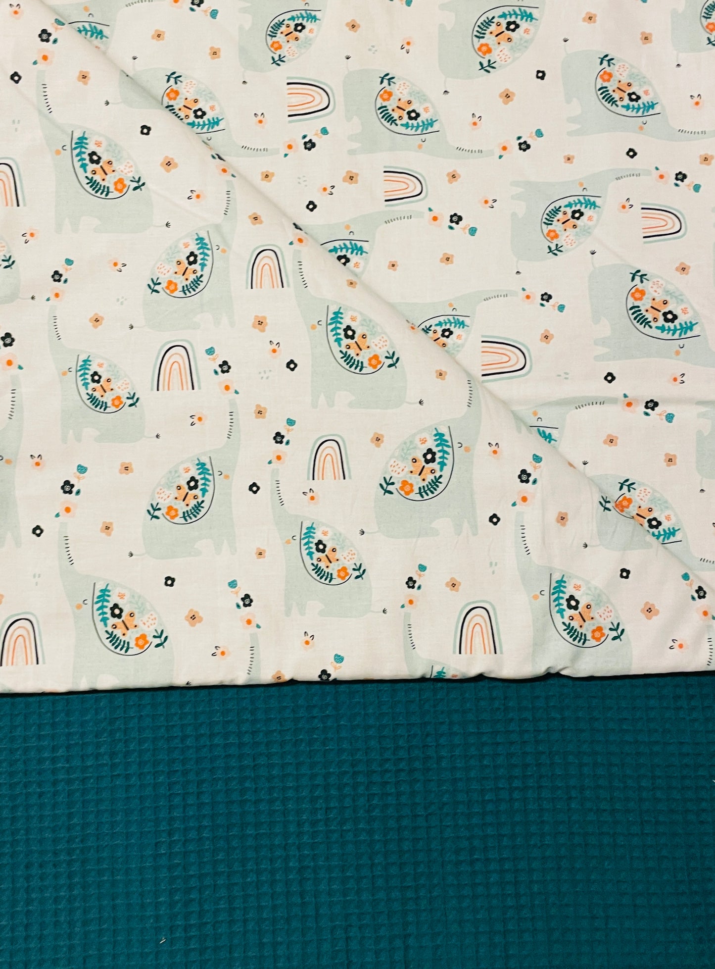 SALE! Kuscheldecke Elefant petrol