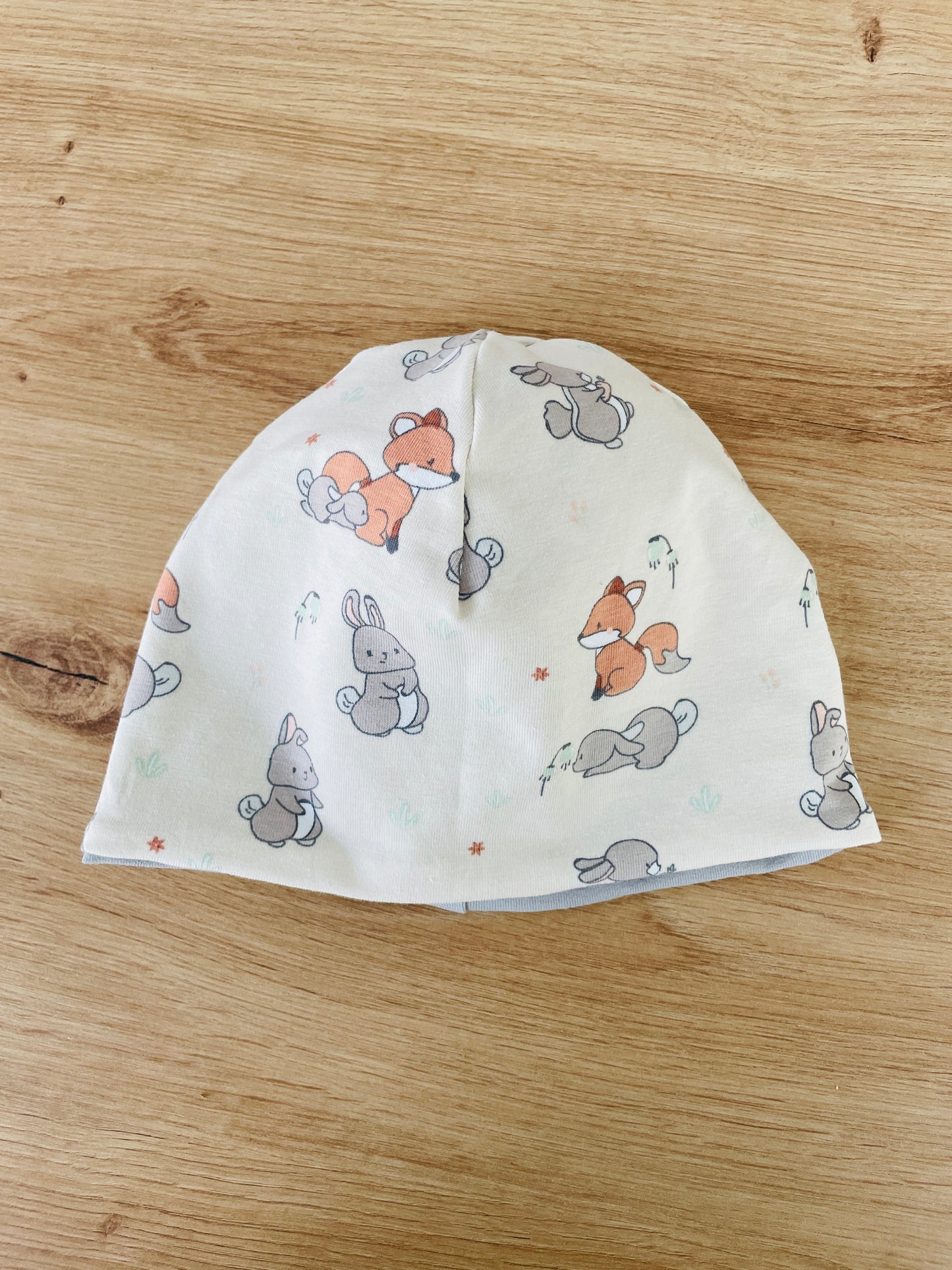 Beanie "Hase und Fuchs"