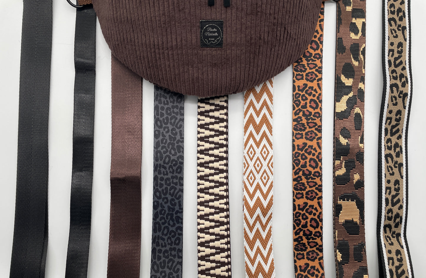 Crossbody Bag Cord Braun