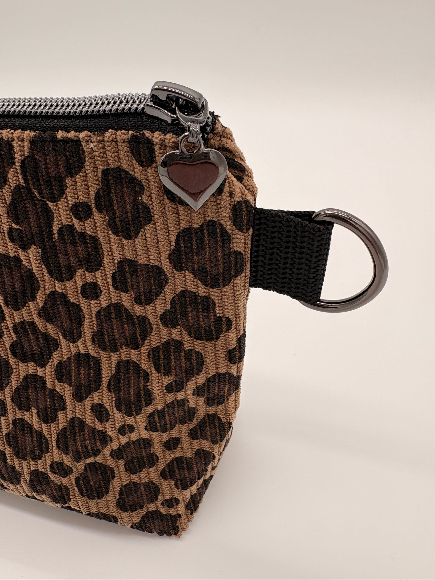 Kosmetiktasche Cord Leo Braun
