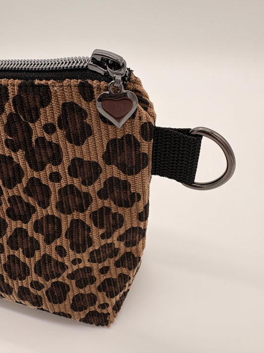 Kosmetiktasche Cord Leo Braun