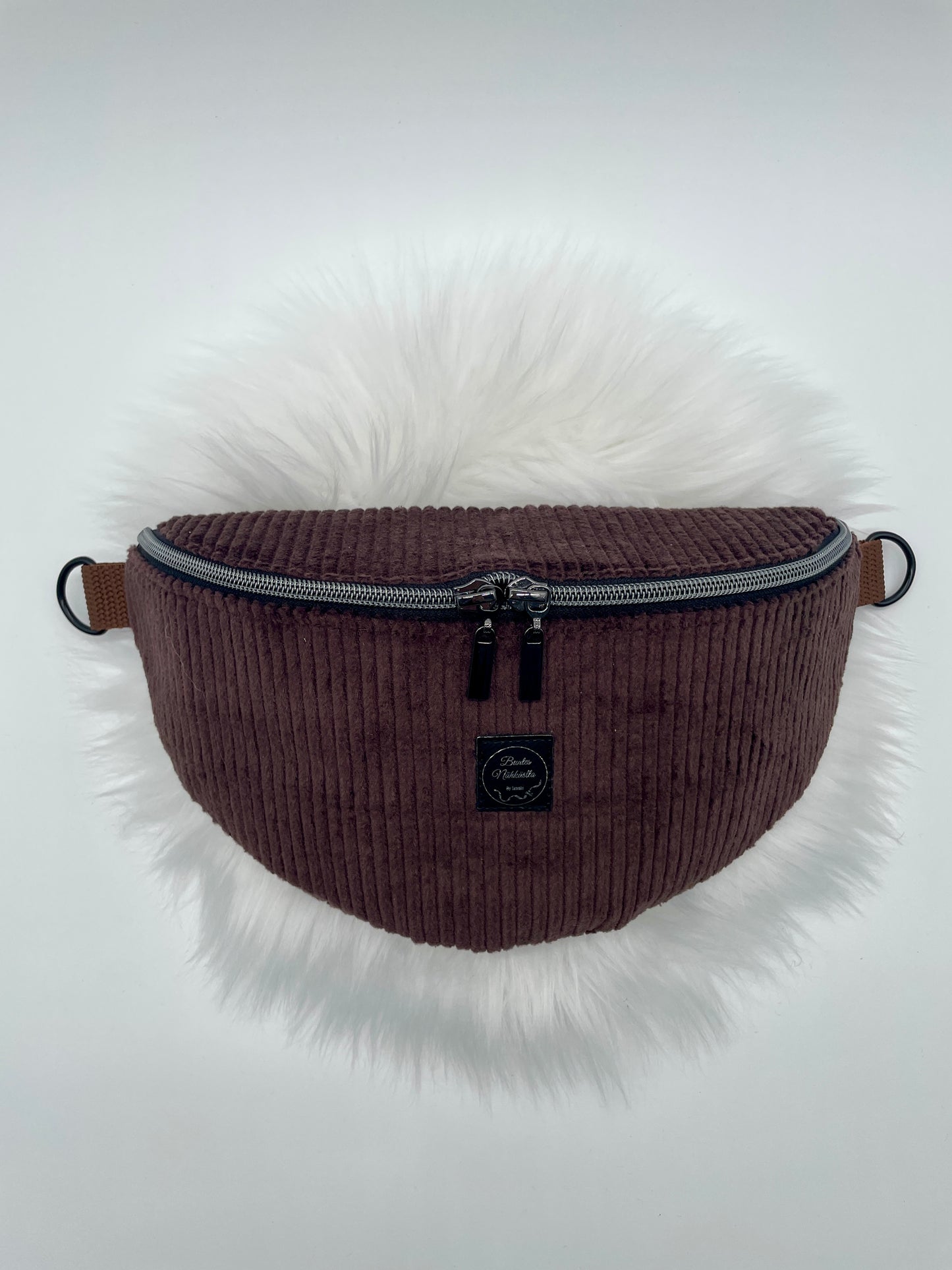 Crossbody Bag Cord Braun