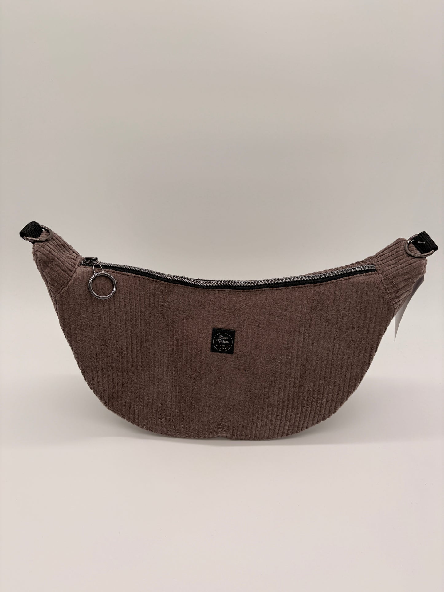 Halfmoon Bag Cord Taupe