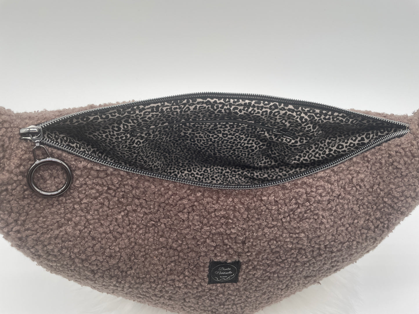 Halfmoon Bag Boucle Taupe