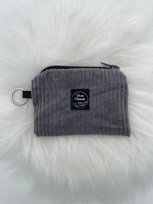 Mini Geldbeutel Grau