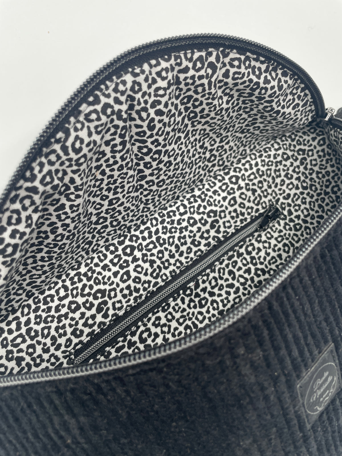 Crossbody Bag Cord Schwarz