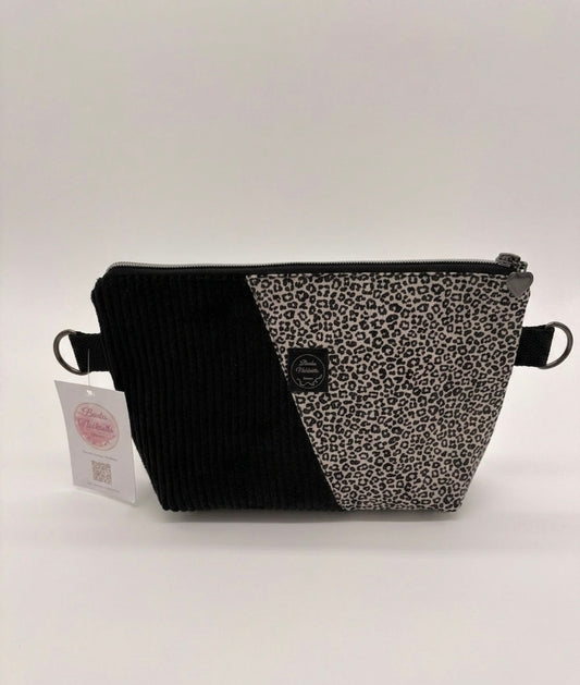 Tasche Cord Leo schwarz