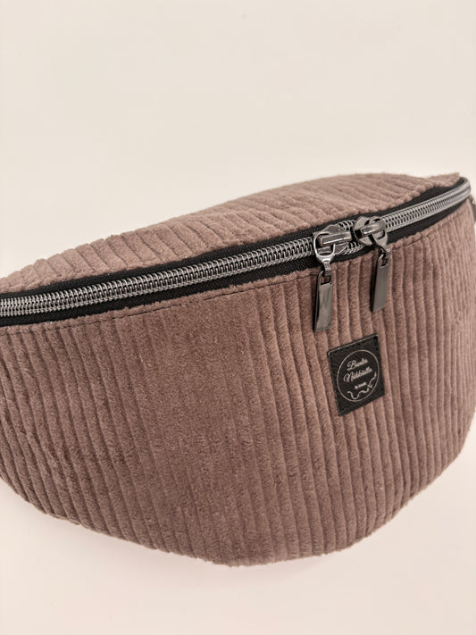 Crossbody Bag Cord Taupe