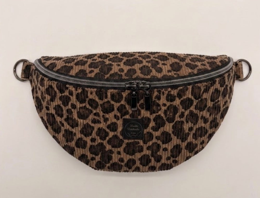 Crossbody Bag Cord Leo braun