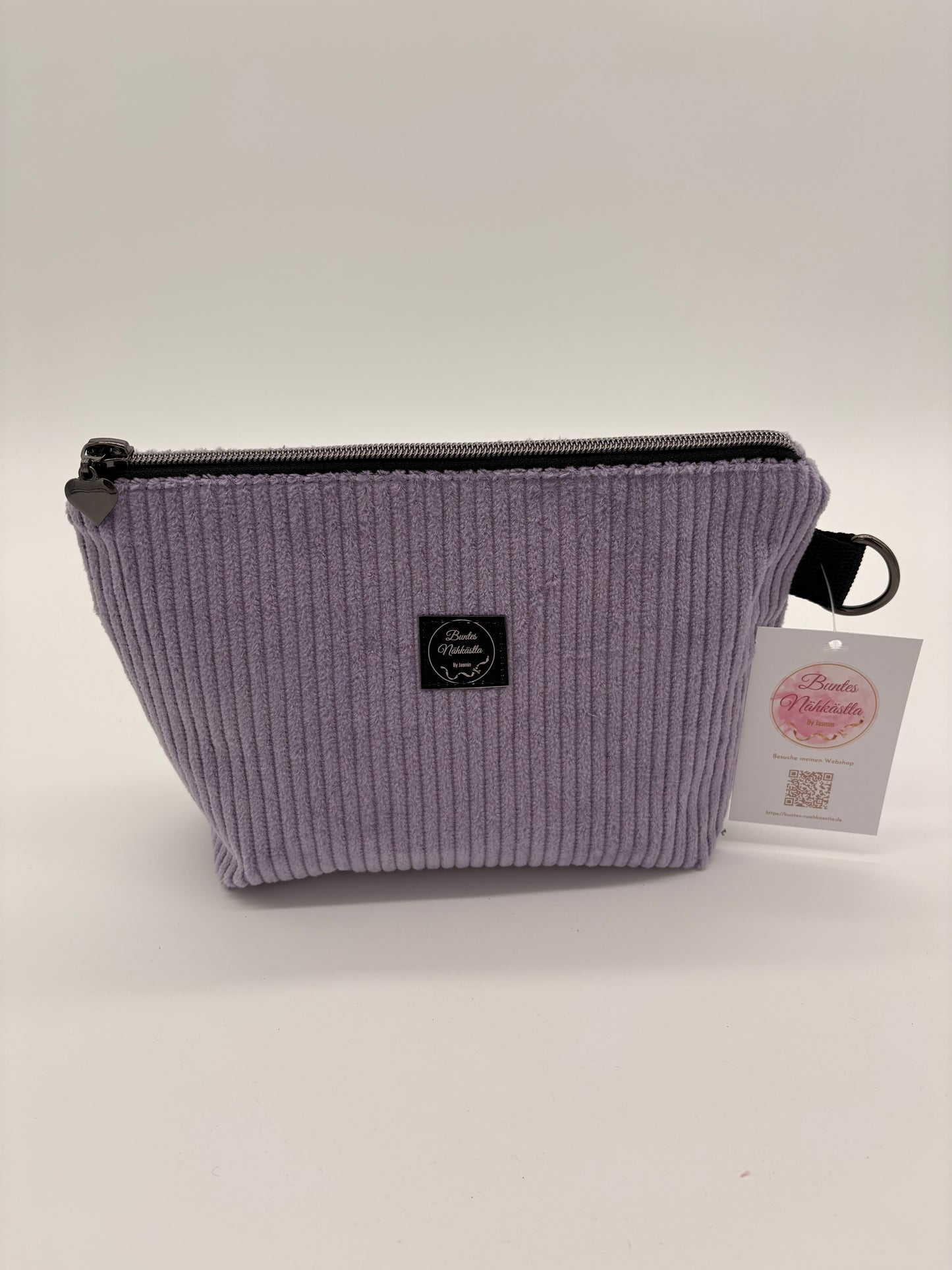 Kosmetiktasche Cord Lavendel