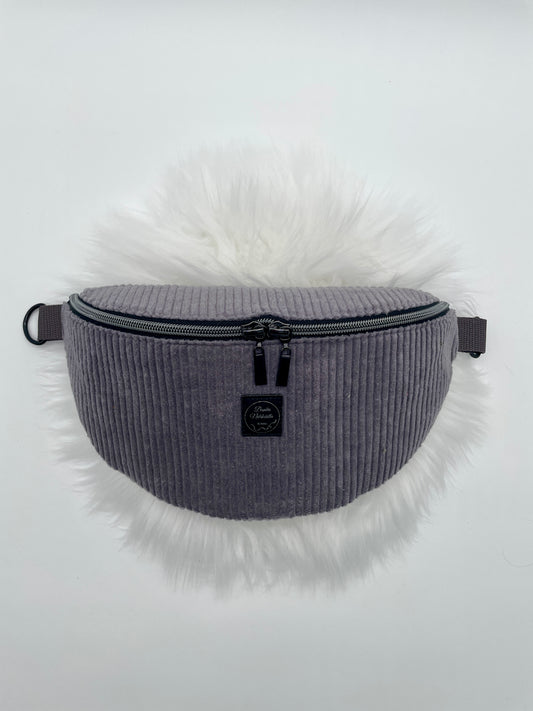 Crossbody Bag Cord Grau