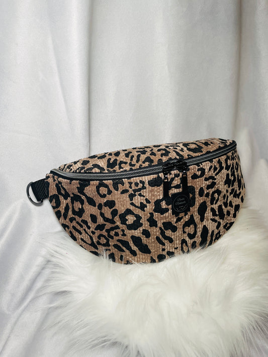 Crossbody Bag Cord Leo braun