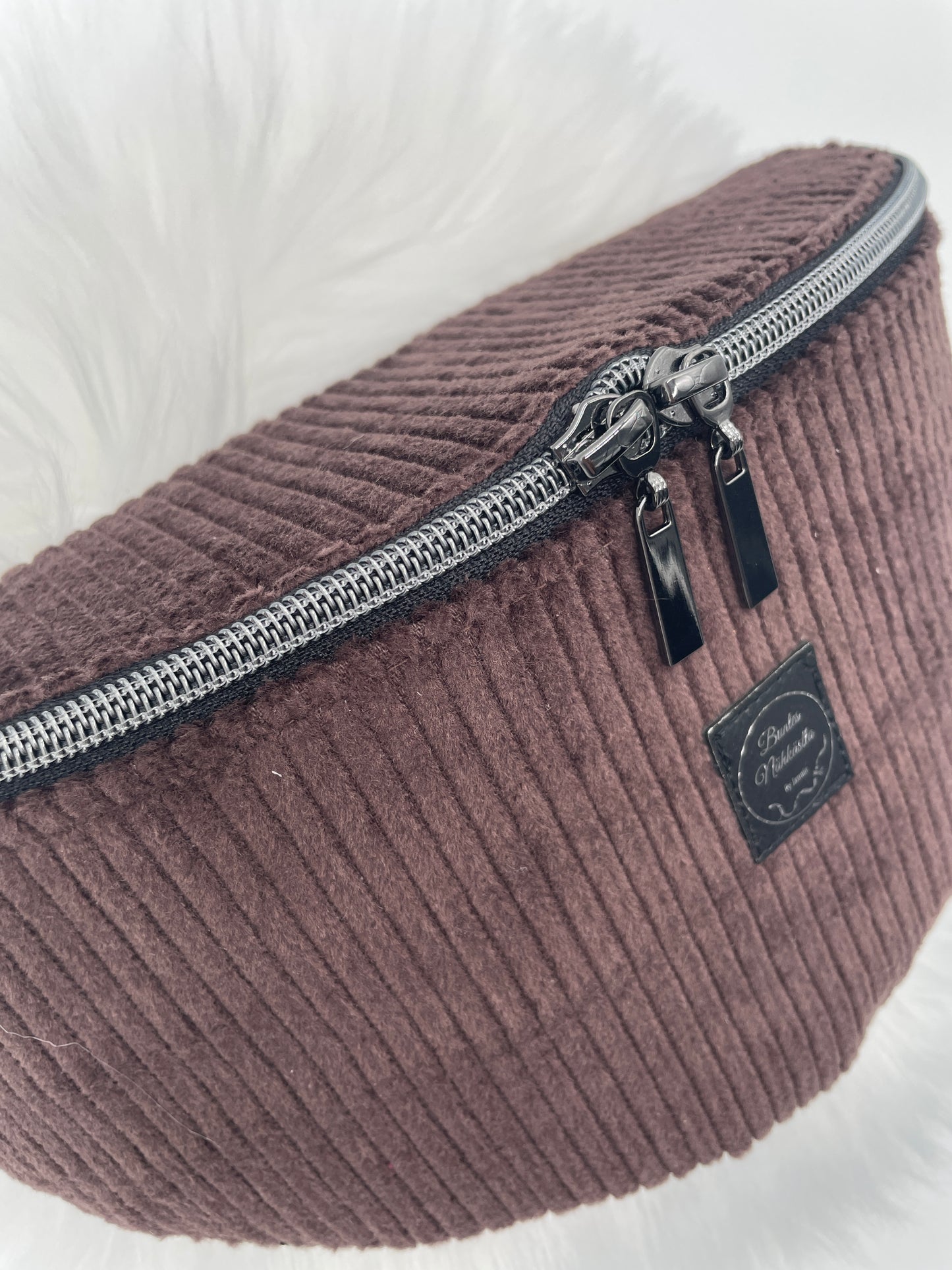 Crossbody Bag Cord Braun