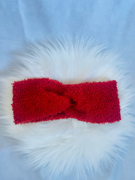 Stirnband „Boucle terracotta"