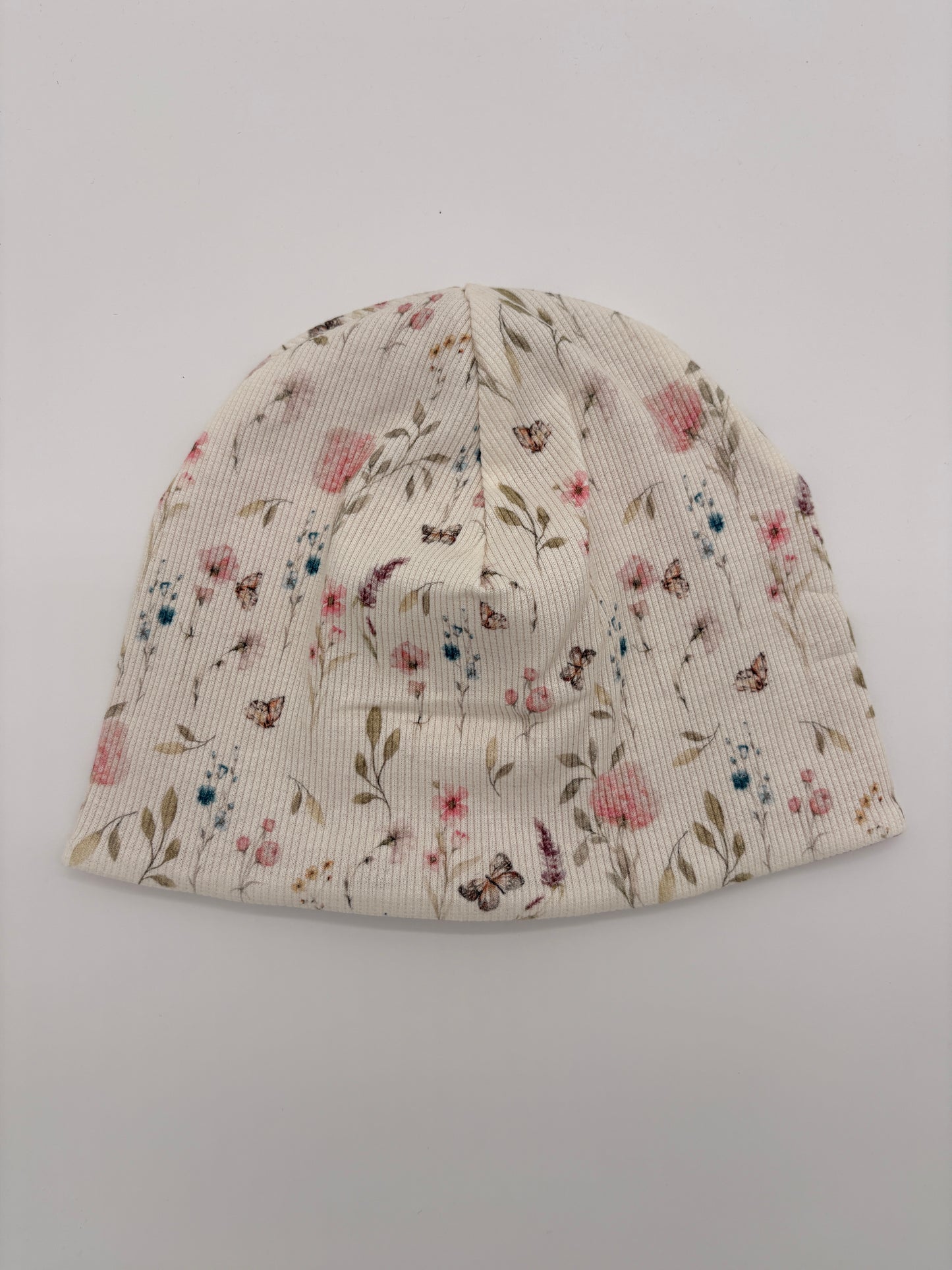 Mütze und Loop Blume und Schmetterling