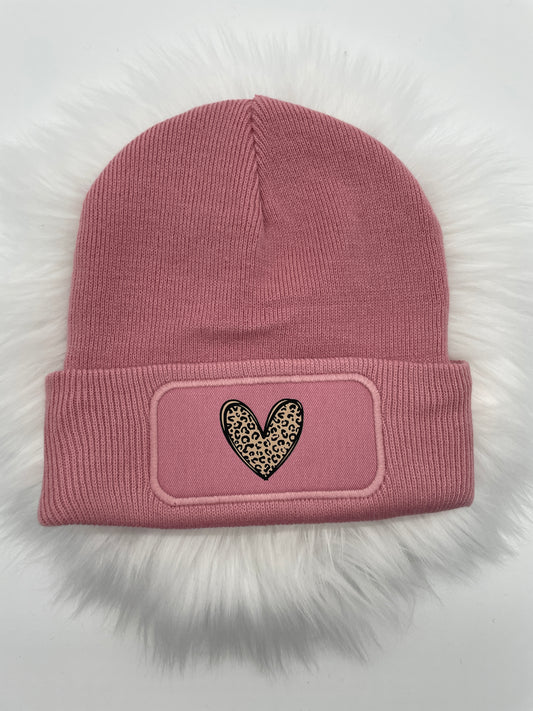 Hipster Beanie Leo Herz