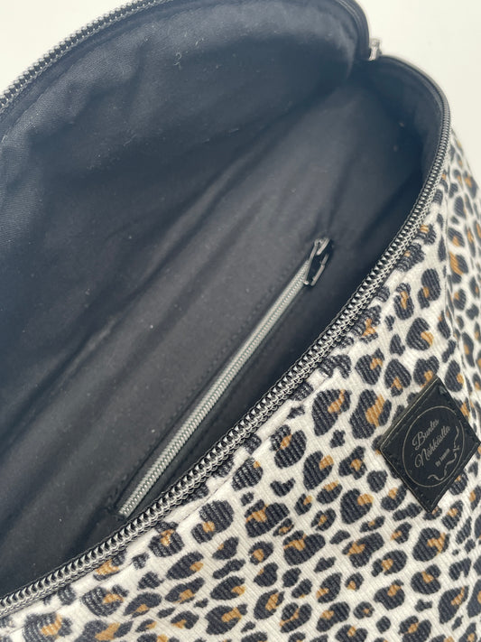 Crossbody Bag Cord Leo weiß