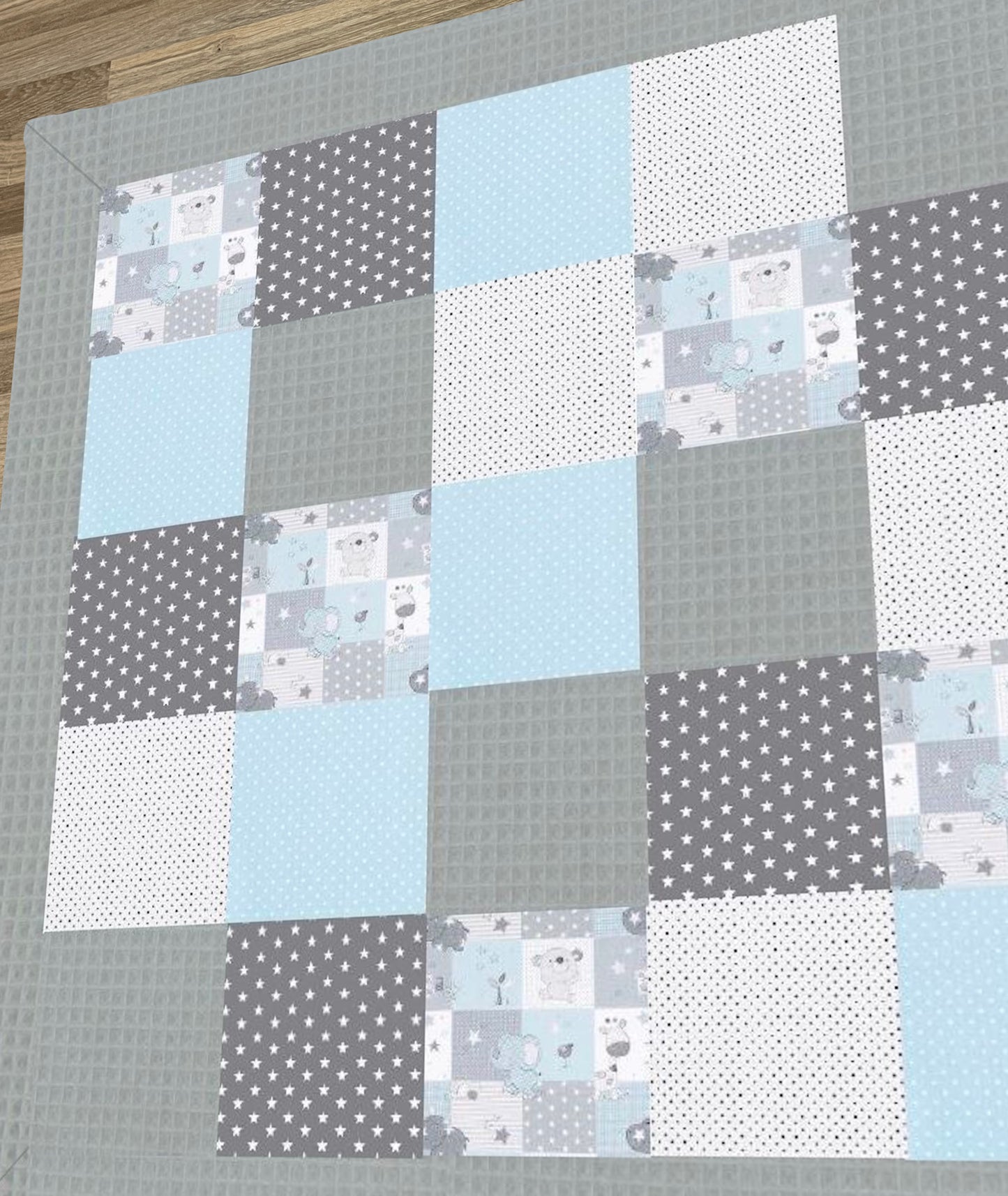 Patchwork-Krabbeldecke Baby