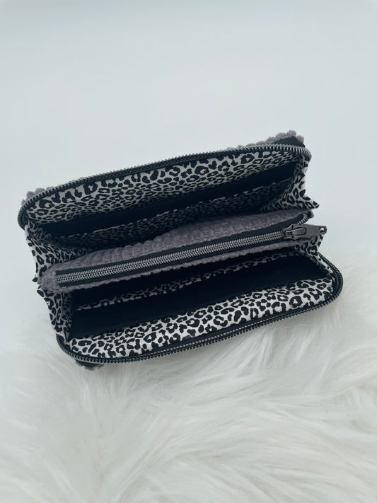 Geldbeutel Cord Grau