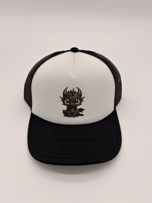 Cap schwarzer Drache