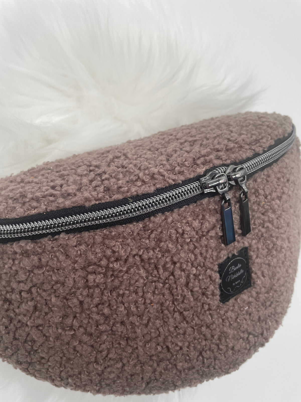 Crossbody Bag Boucle Taupe