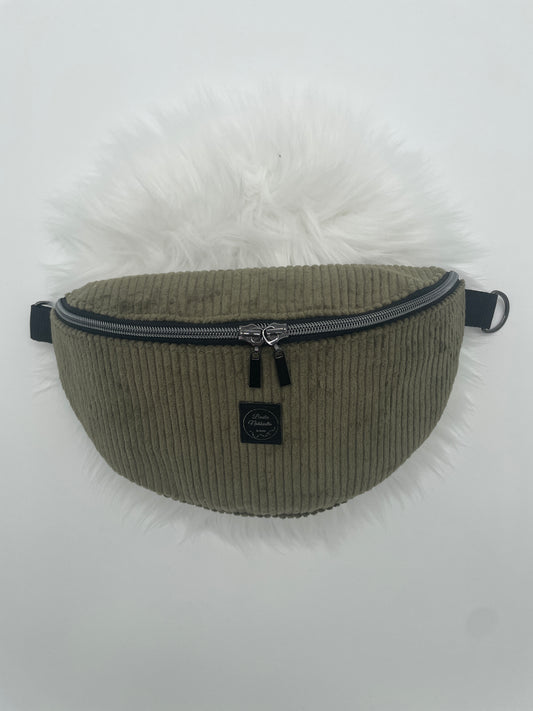 Crossbody Bag Cord Oliv