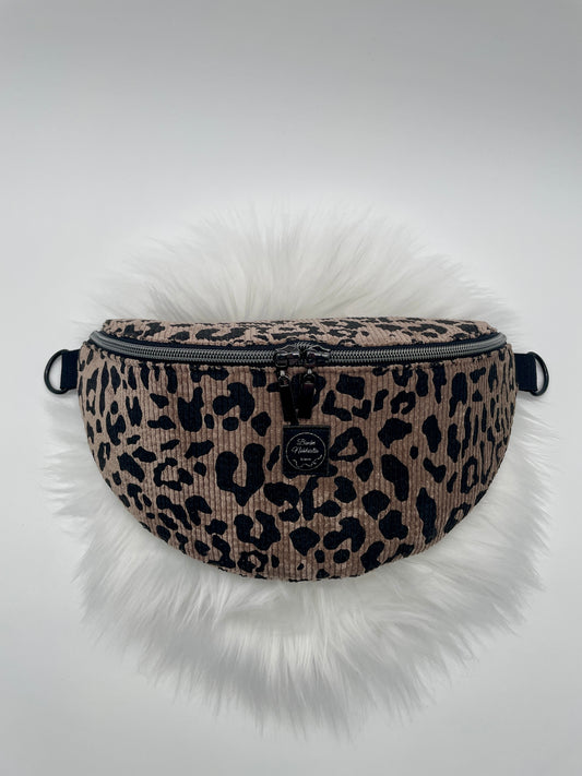 Crossbody Bag Cord Leo braun