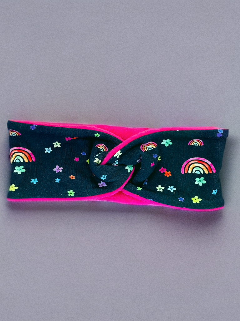 Stirnband Pink Rainbow