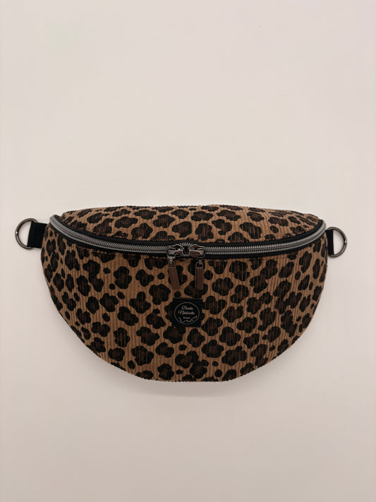 Crossbody Bag Cord Leo braun