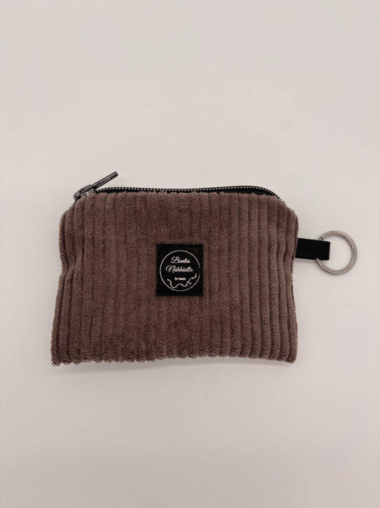 Mini Geldbeutel Taupe