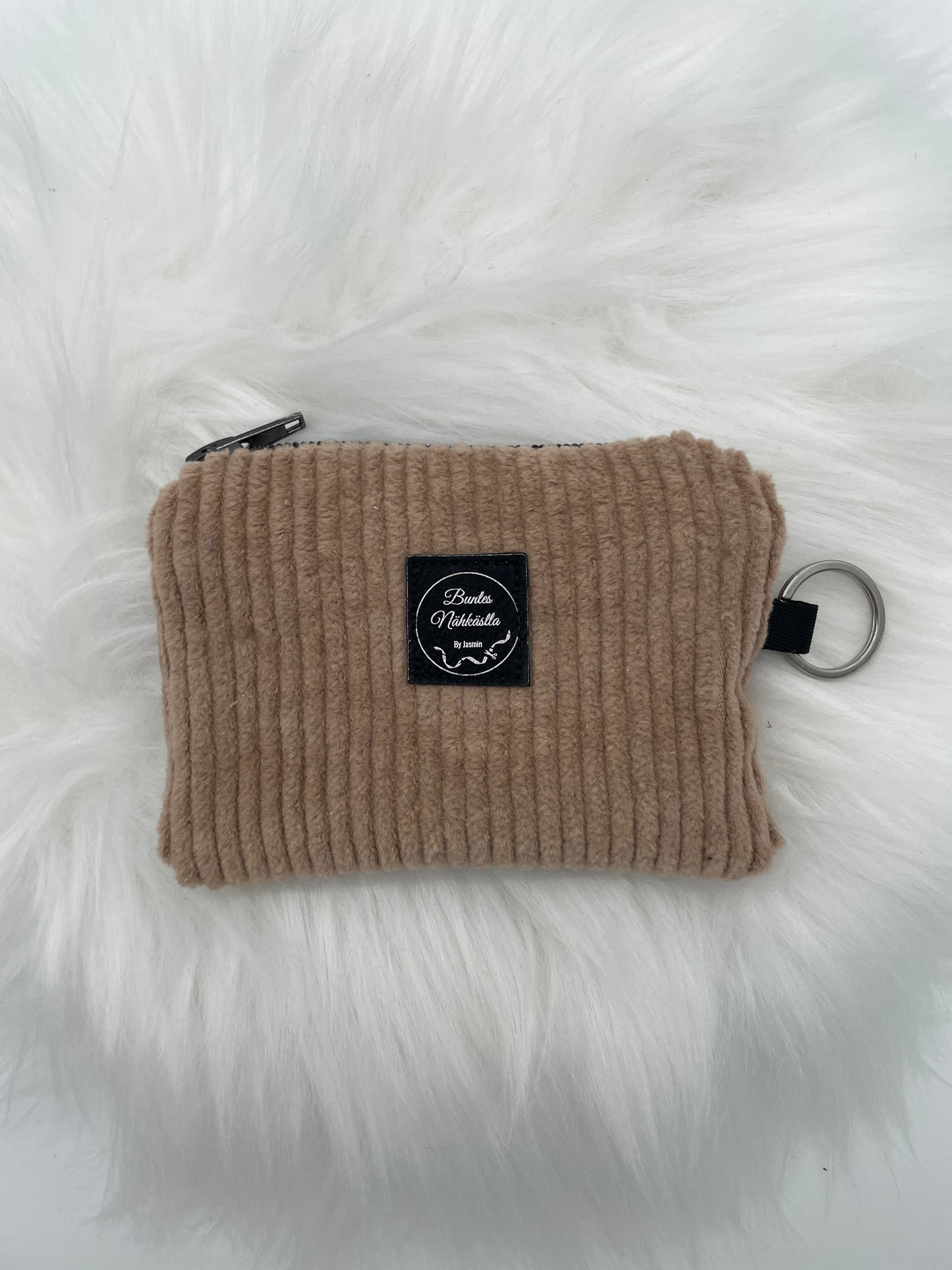 Mini Geldbeutel Beige