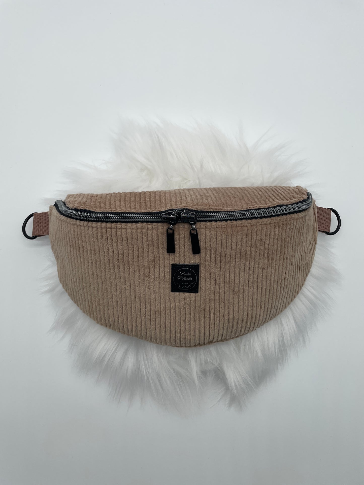 Crossbody Bag Cord Beige