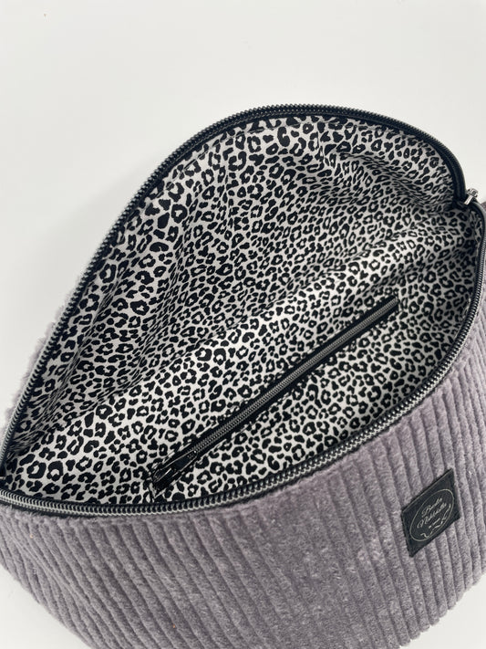 Crossbody Bag Cord Grau